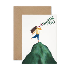Thank you mountaintop card
