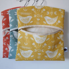 Peg bag (cotton) - Narvik birds (1 colours available)
