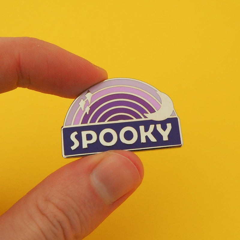 Spooky enamel pin