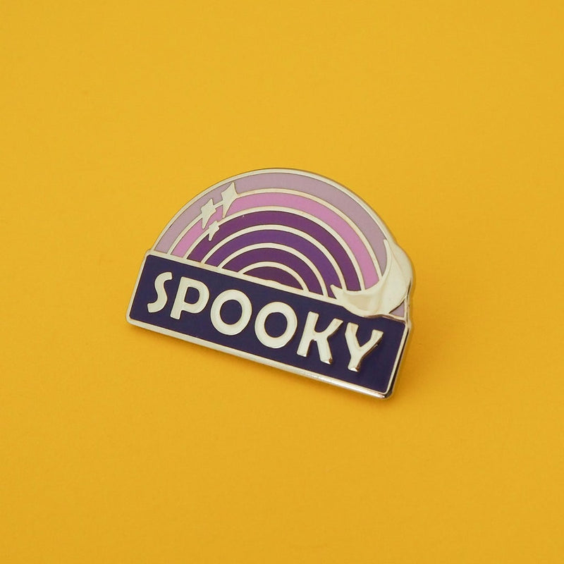 Spooky enamel pin