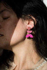 Paradiso wooden earrings - different colours available
