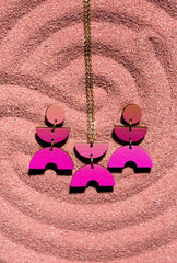 Paradiso wooden necklace - different colours available
