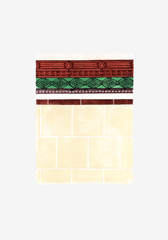 Tenement Tiles A4 print - Partick 05