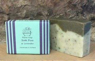 Scots pine & lavender handmade cold pressed soap