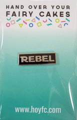 Rebel enamel pin