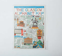 Glasgow Alphabet Map