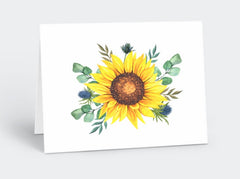 Plantable sunflower card