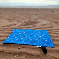 Waterproof sit mat - sting ray print