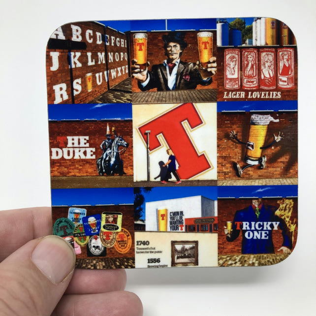 Coaster - Tennents Brewery collage