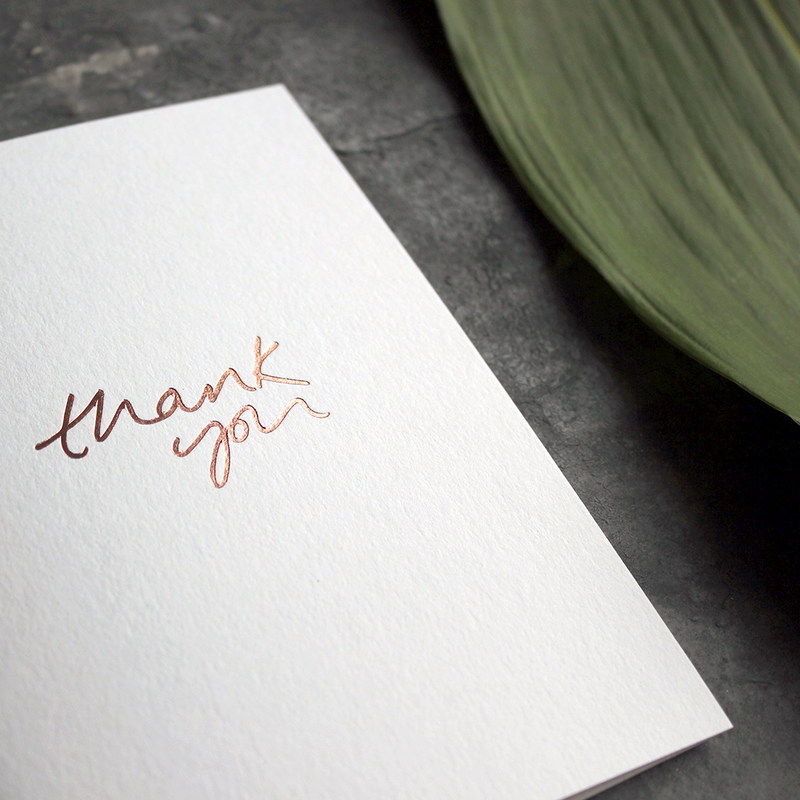 Thank You card