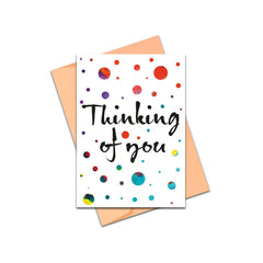 Thinking of you - spots card