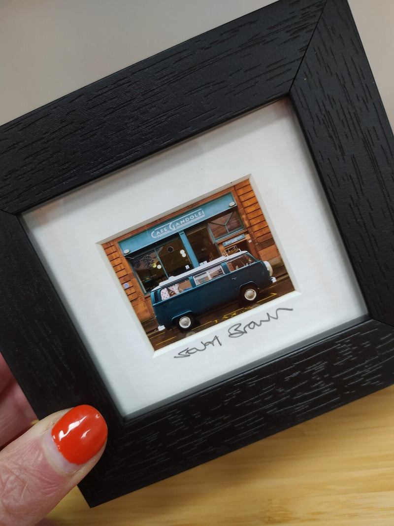 Mini framed print - Cafe Gandolfi