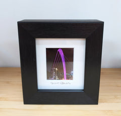 Mini framed print - Squinty Bridge