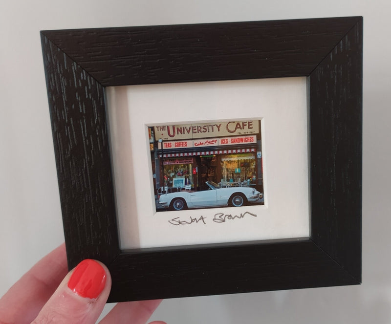 Mini framed print - University Cafe