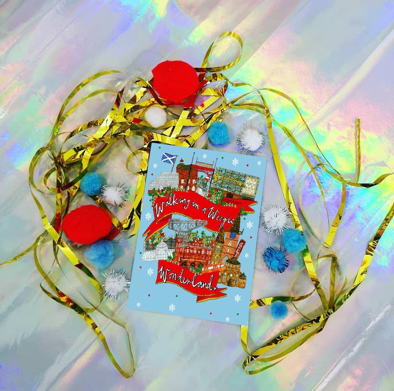 Walking in a Weegie Wonderland Christmas card