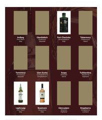 Whisky poster - A3 Scratch Off Scottish Whiskies Poster