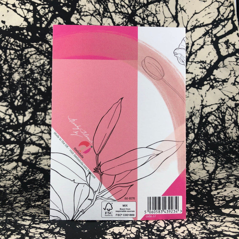 XOXO Rose Finch card