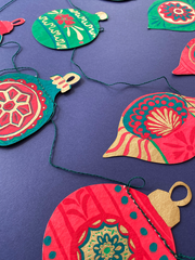Paper garland - Baubles