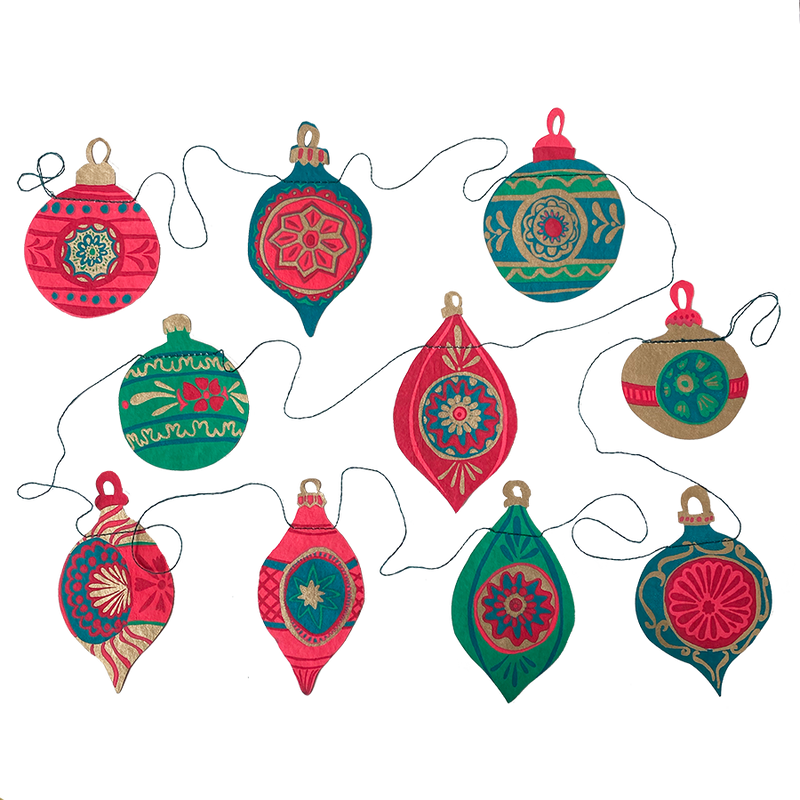 Paper garland - Baubles