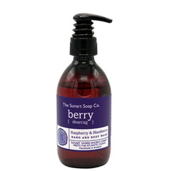 Berry hand and body wash - raspberry & blackberry (2 sizes available)