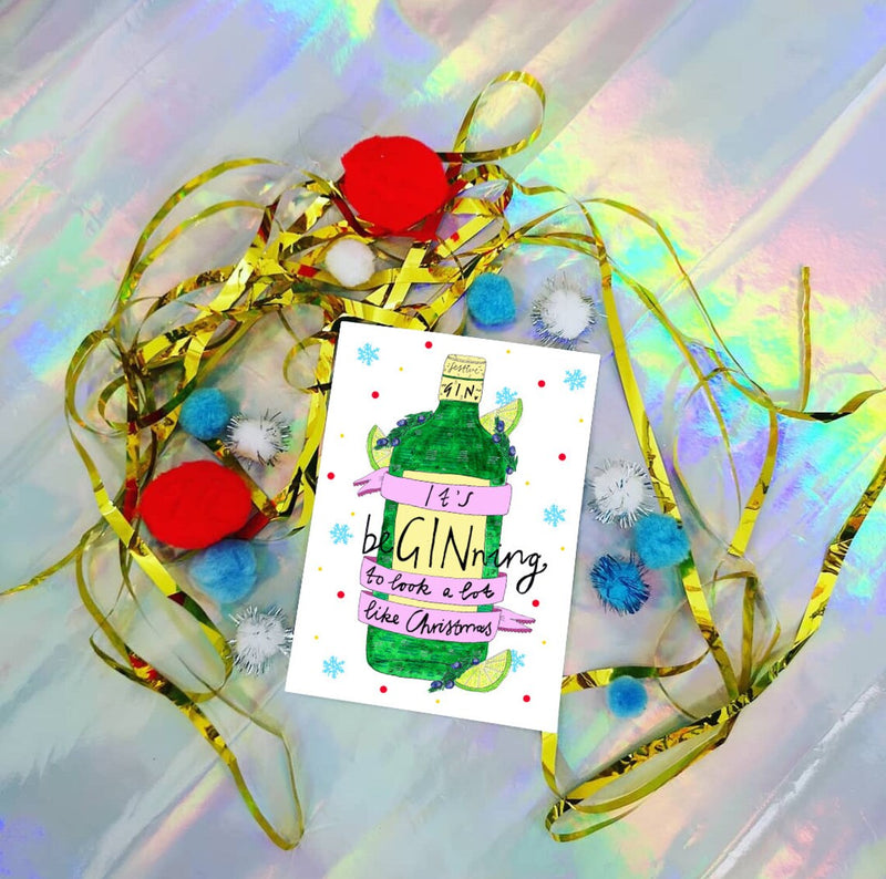 It's beGINning to look a lot like Christmas card