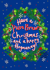 Have a PURE BRAW Christmas and a Happy Hogmanay card