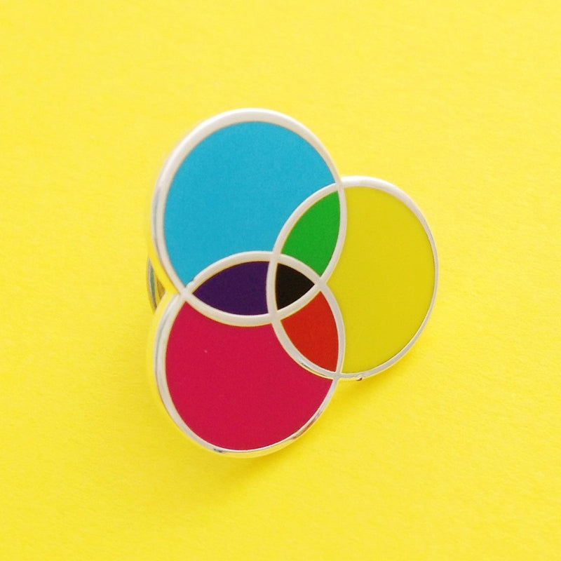 CMYK enamel pin