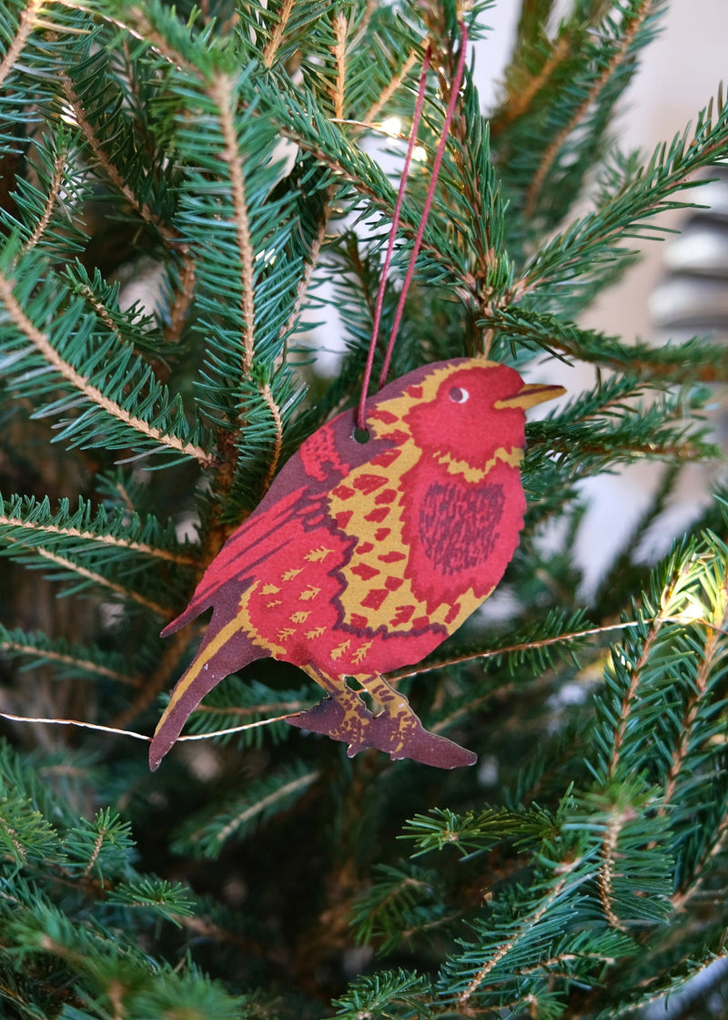 Wooden Robin decoration (single pack)