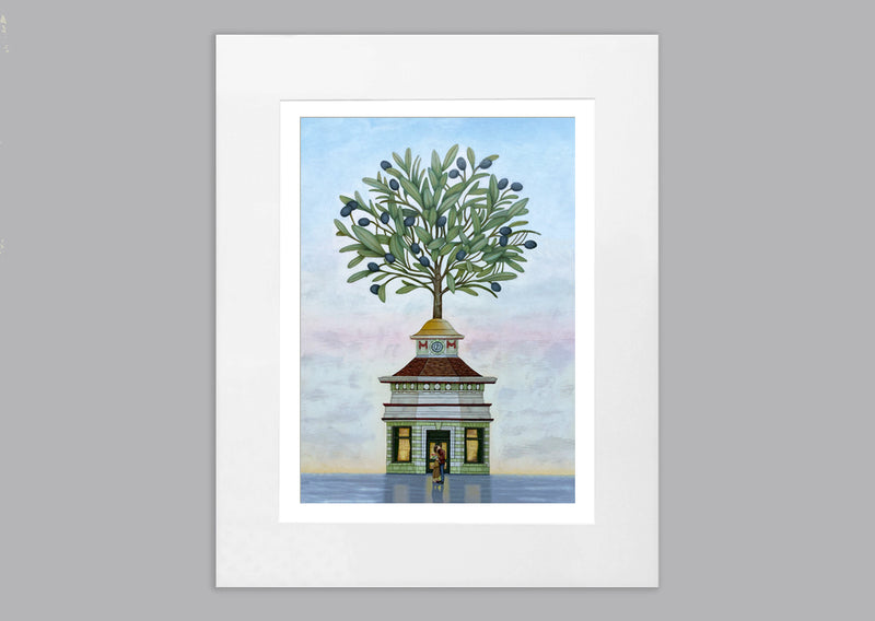 'The Olive Branch' mounted print