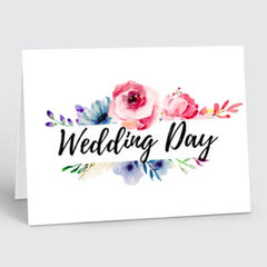 Plantable wedding day card