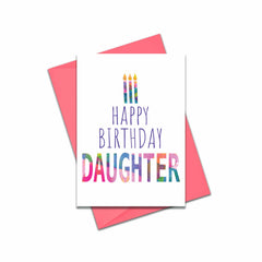 Happy birthday daughter card