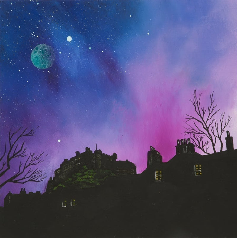 Square mounted print - Grassmarket, Edinburgh