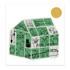 'My Green house' limited edition print