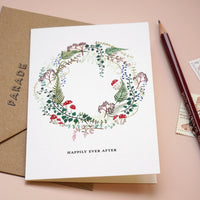 Happily ever after floral card