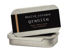 Solid cologne - Granite scent