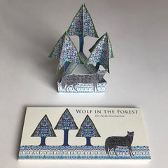 Wolf in the Forest DIY paper decoration