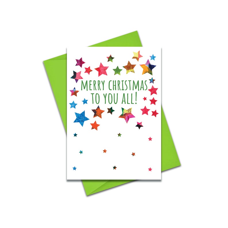 Merry Christmas to you all card