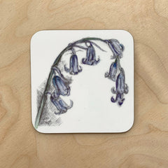 Illustrated Bluebell  coaster