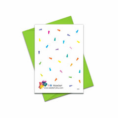 1 today colourful sprinkles card