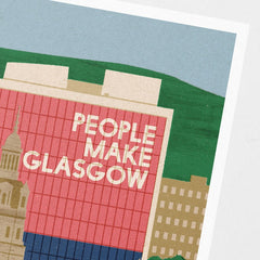 People Make Glasgow A4 print