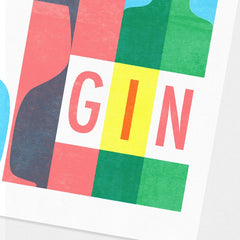Gin A4 print