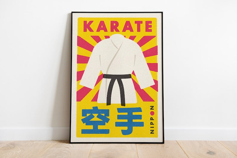 Karate A4 print