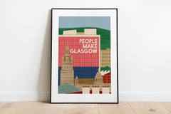 People Make Glasgow A4 print