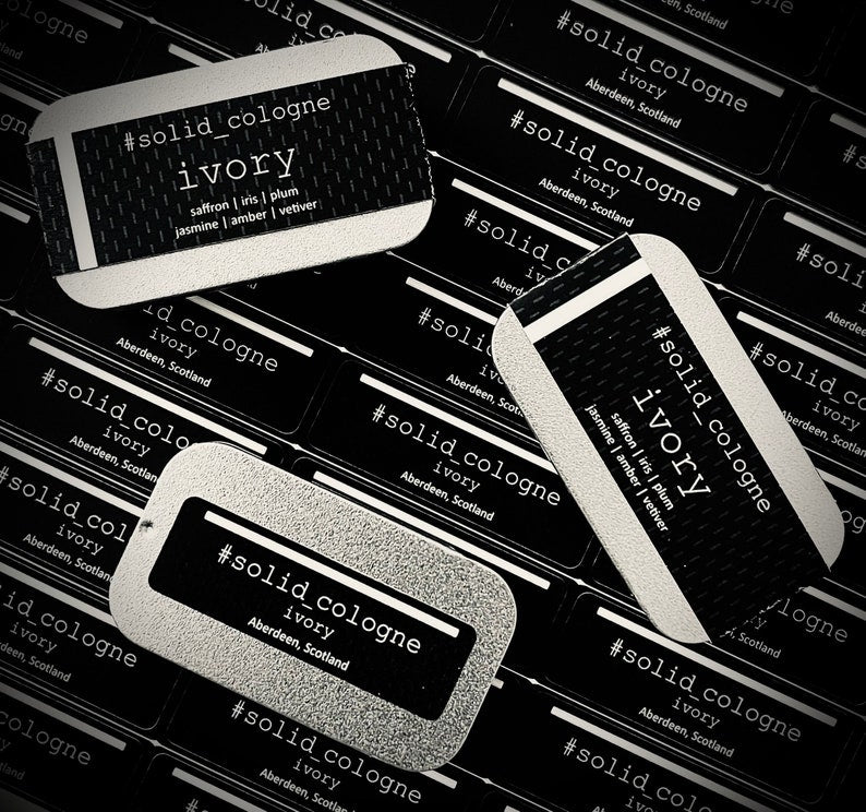 Solid cologne - Ivory scent