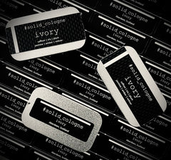 Solid cologne - Ivory scent