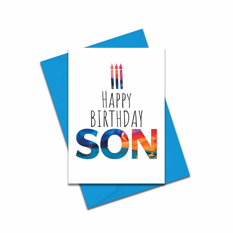 Happy birthday son card