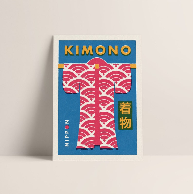 Kimono A4 print