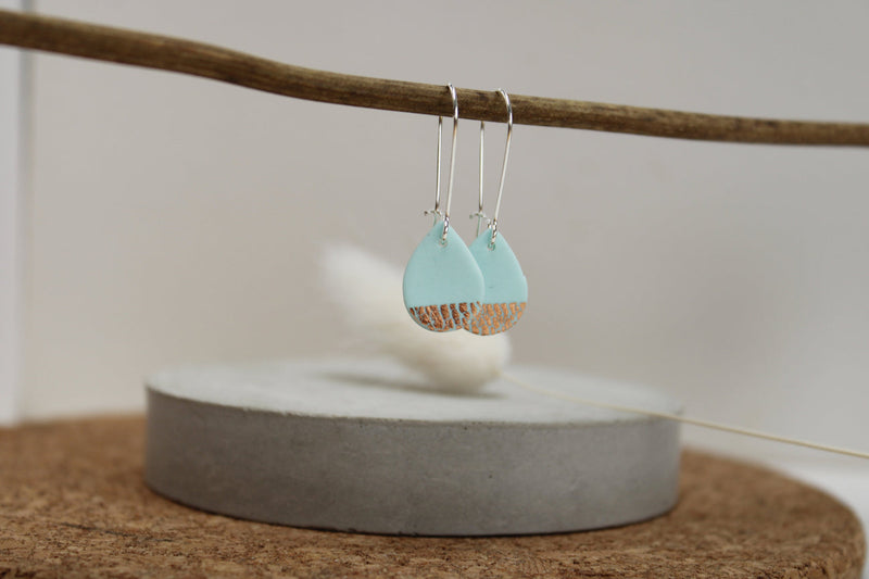 Polymer clay drop earrings - different colours to choose from!