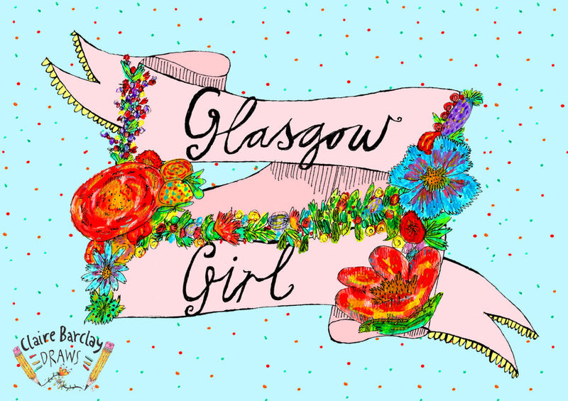 Glasgow Girl A4 print