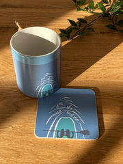 Just the water and me coaster (swimming or paddleboarding design)